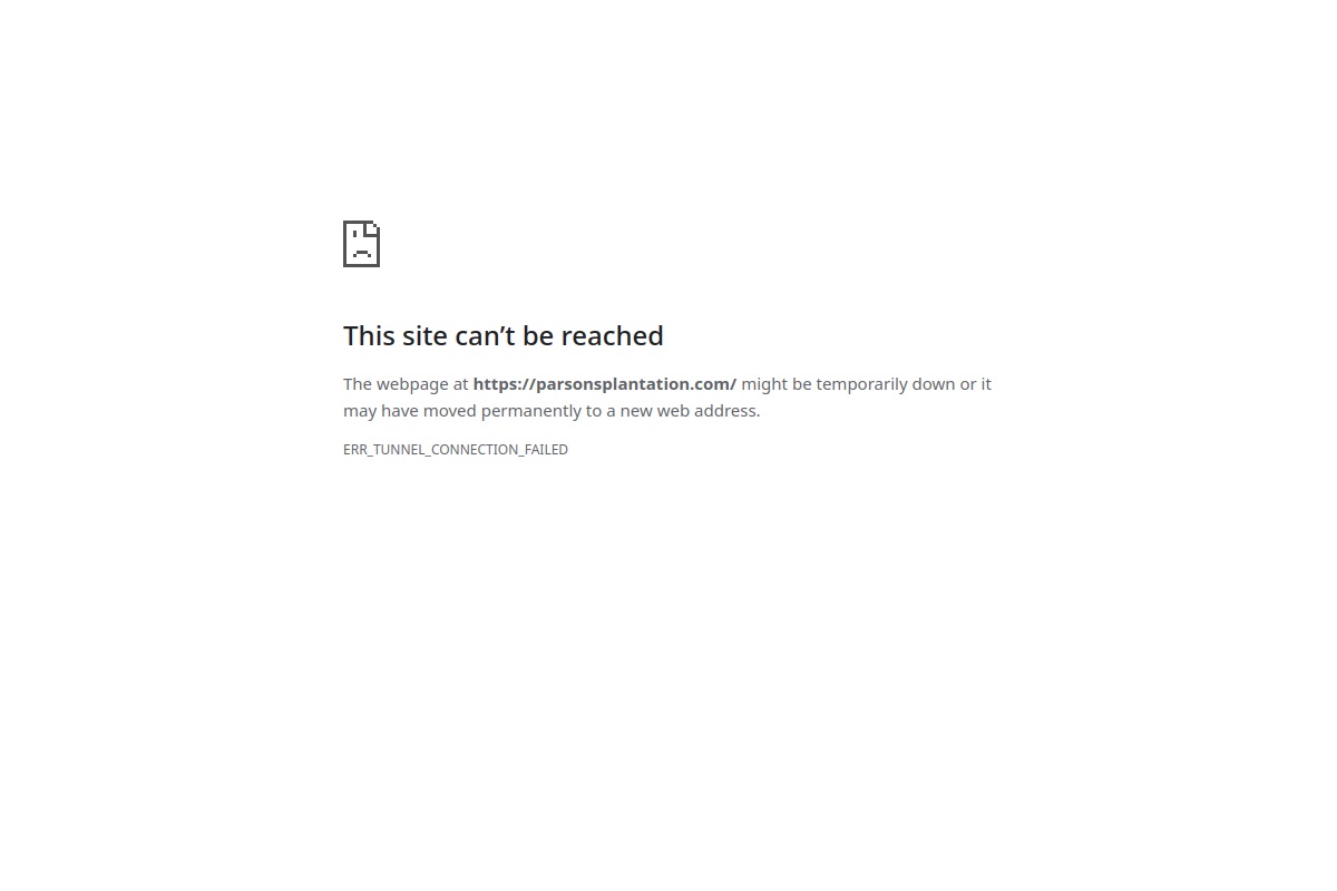 Parsons Plantation website preview